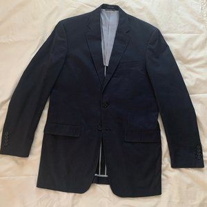 SOLD - Tommy Hilfiger navy cotton 2 button blazer 40 long